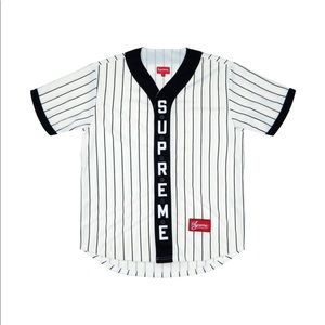Authentic Supreme Vertical Baseball Jersey size M